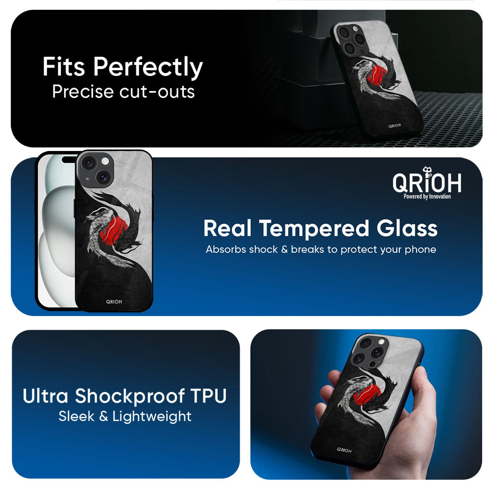 Japanese Art Glass Case for Apple iPhone 17e