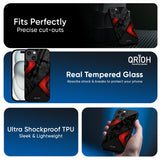 Modern Camo Abstract Glass Case for iPhone 17 Pro Max