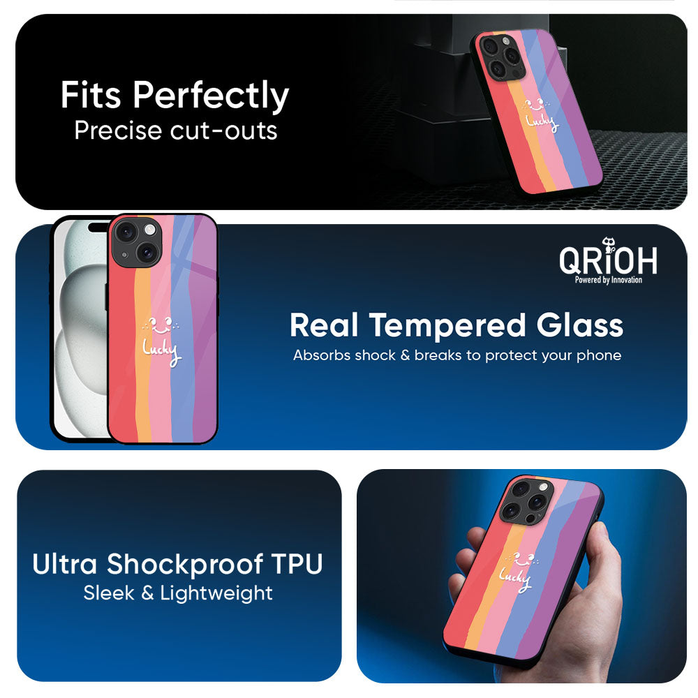 Lucky Abstract Glass Case for Apple iPhone 17e