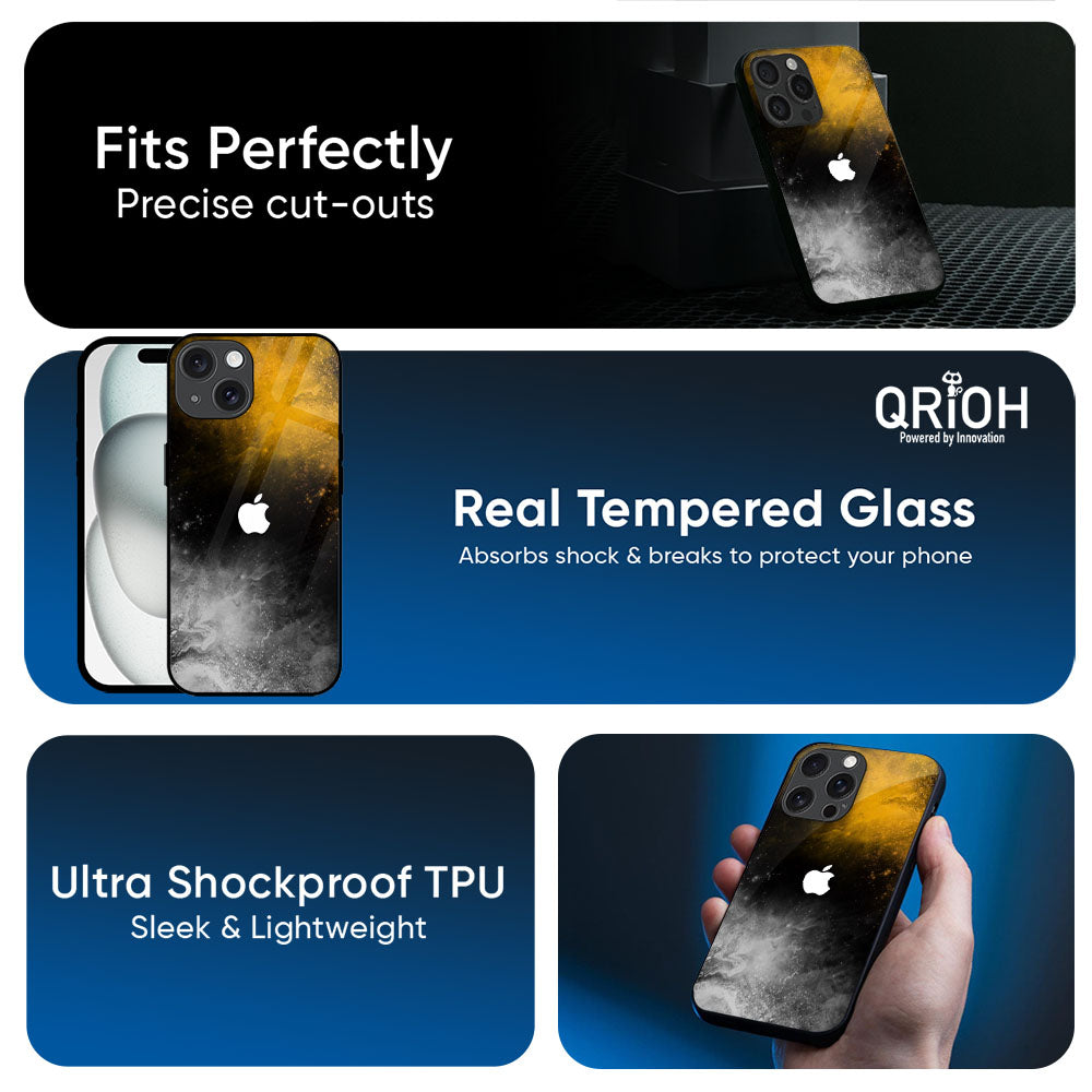 Gold Gradient Glass Case for Apple iPhone 17e