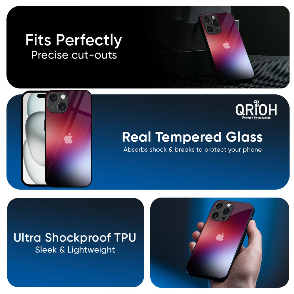 Gaussian Red Glass Case for Apple iPhone 17e