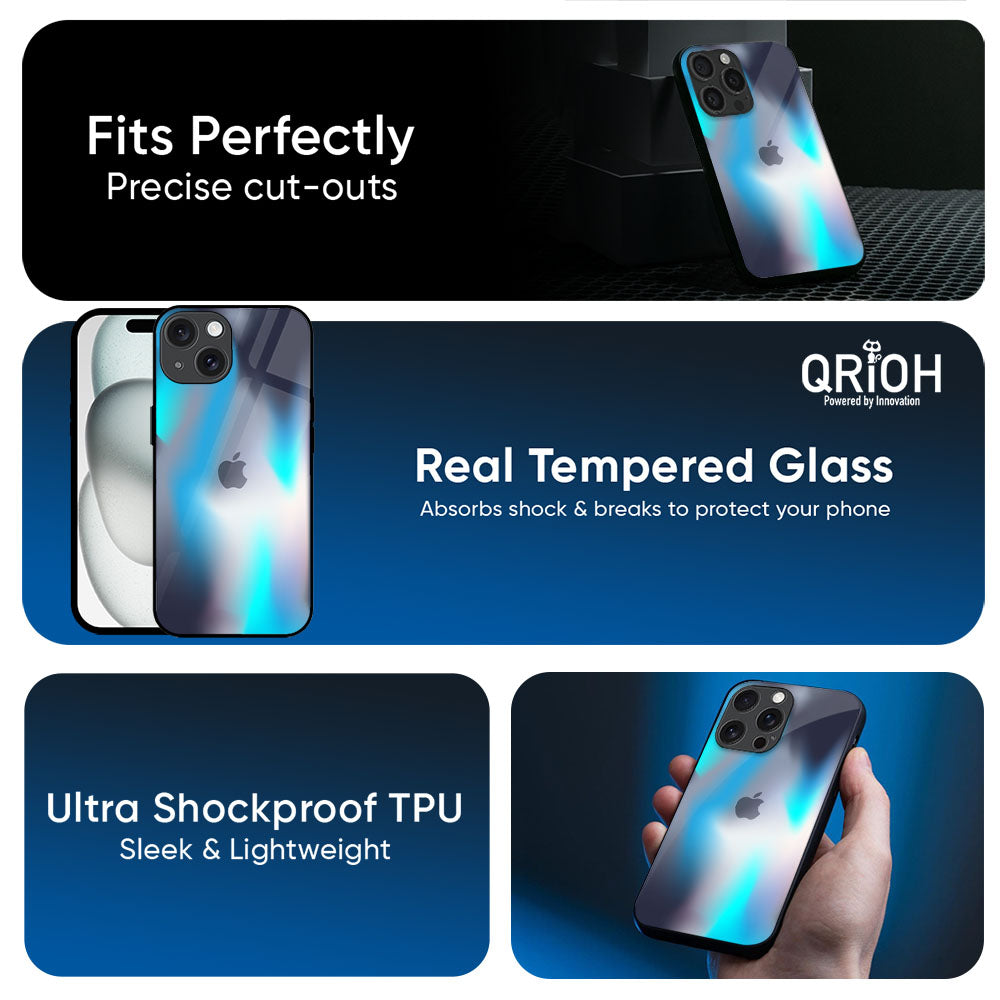 Blue Swan Shadow Glass Case for Apple iPhone 17e
