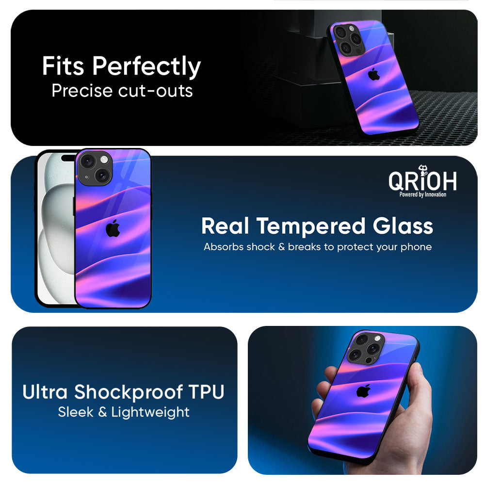 Colorful Dunes Glass Case for Apple iPhone 17e