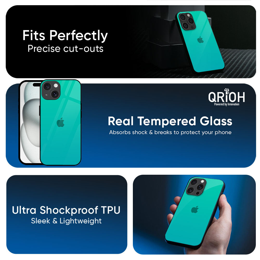 Cuba Blue Glass Case For Apple iPhone 17e