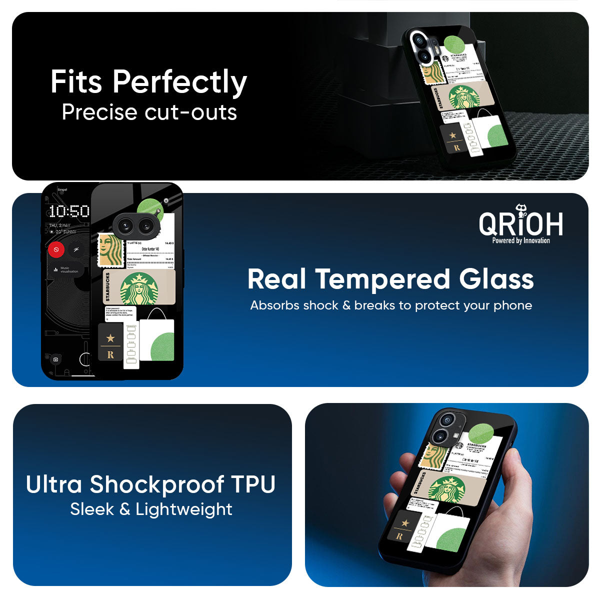 Coffee Latte Glass Case for Nothing CMF Phone 2 Pro