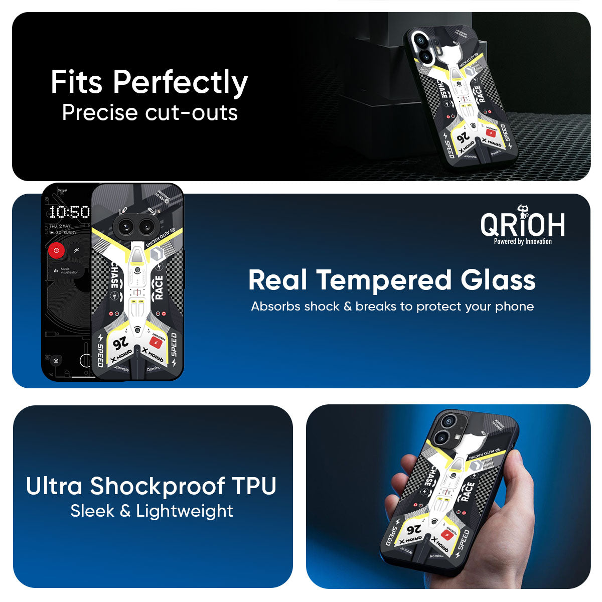 Car Enthusiast Glass Case for Nothing Phone 3a