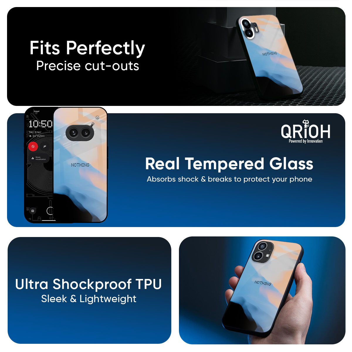 Winter Mountain Glass Case for Nothing Phone 4a Pro 5G
