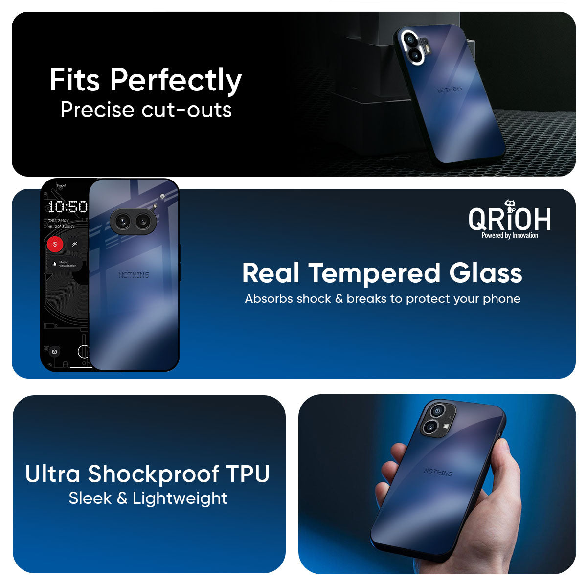 Dark Sea Glass Case for Nothing Phone 4a 5G
