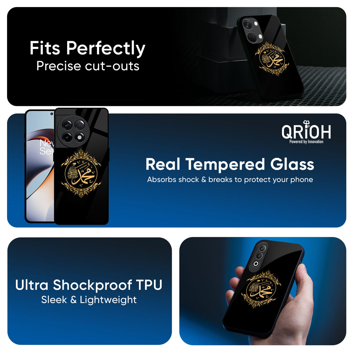 Islamic Calligraphy Glass Case for OnePlus 13T 5G