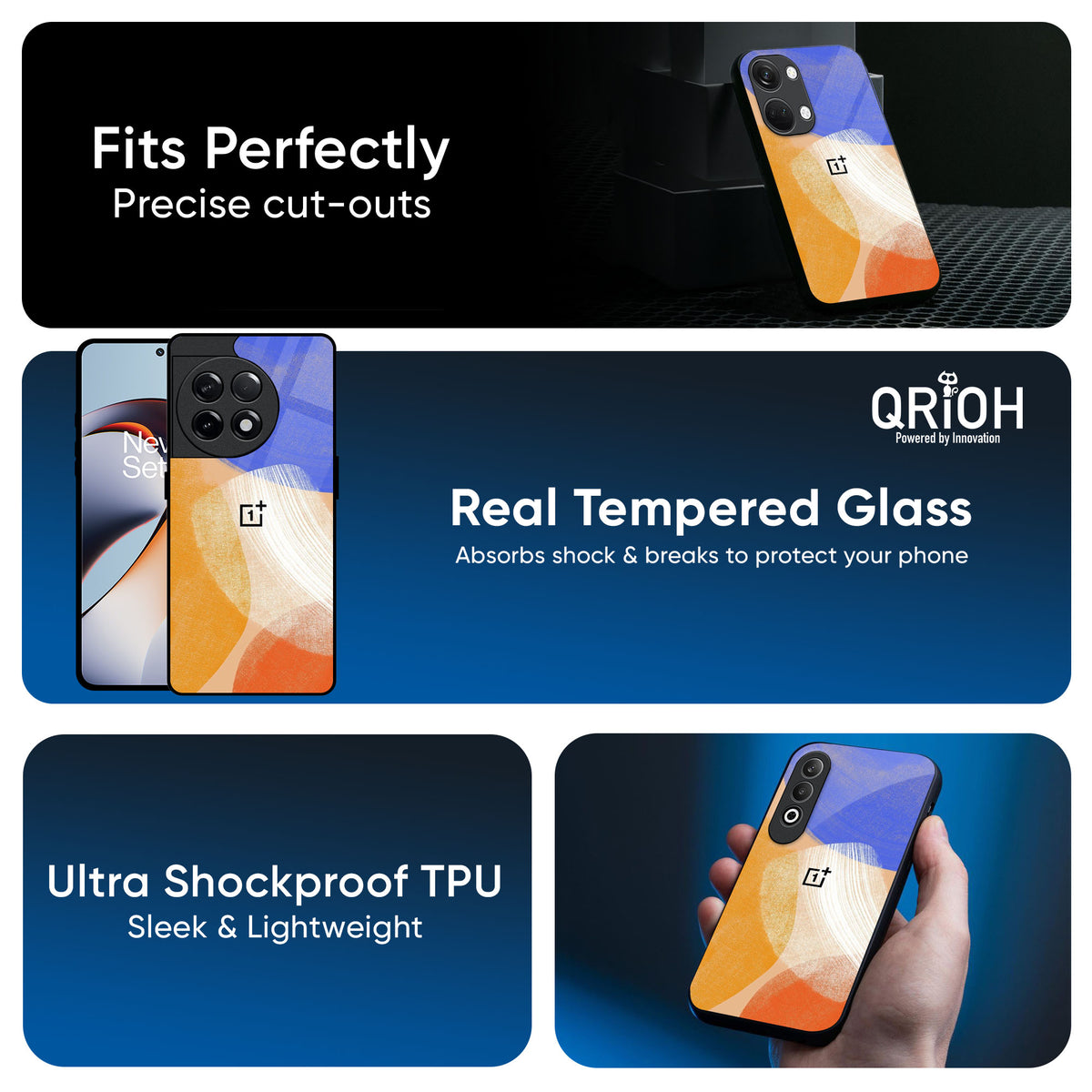 Creative Canvas Glass Case for OnePlus 13s 5G
