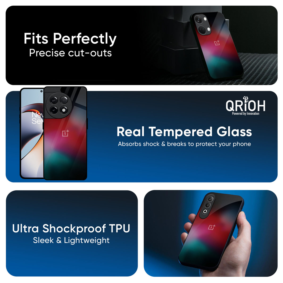 Mystere Red Glass Case for OnePlus 13T 5G