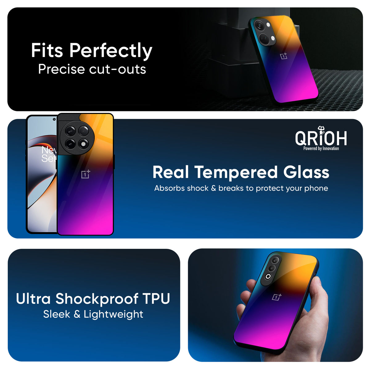 Prism Color Glass Case for OnePlus 13T 5G