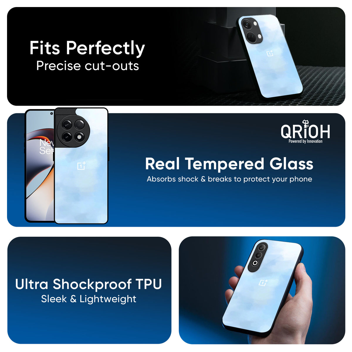 Bright Sky Glass Case for OnePlus 13s 5G