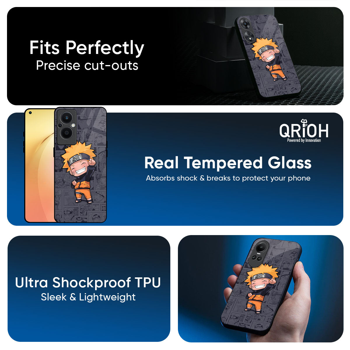 Orange Chubby Glass Case for Oppo K13 Turbo Pro 5G