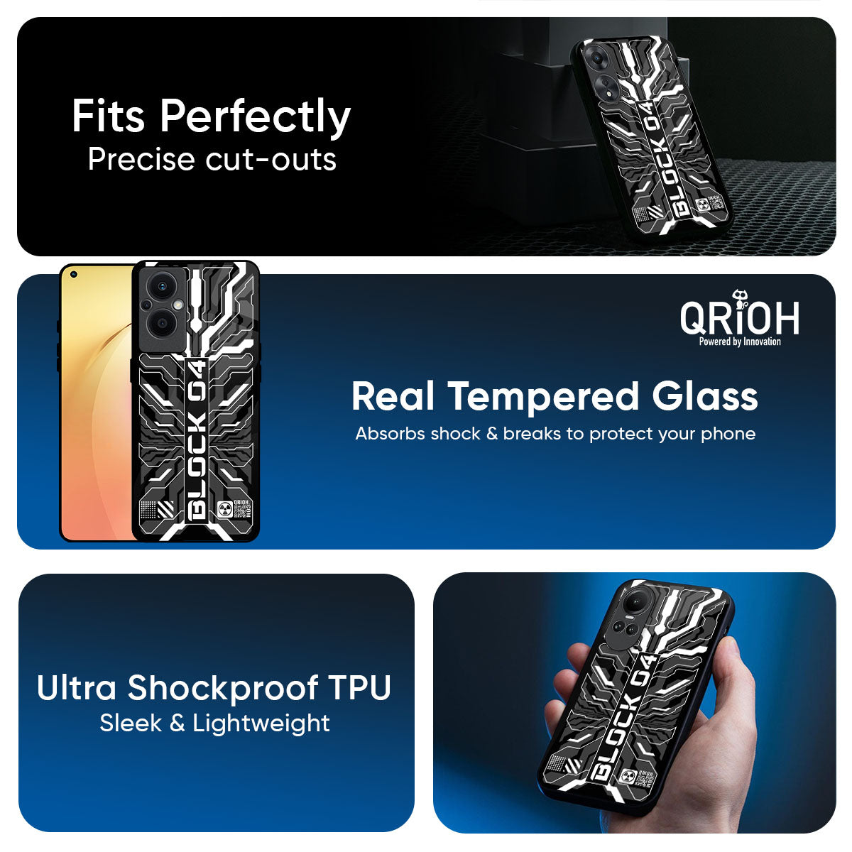 Monochrome Magic Glass Case for Oppo K13 Turbo Pro 5G