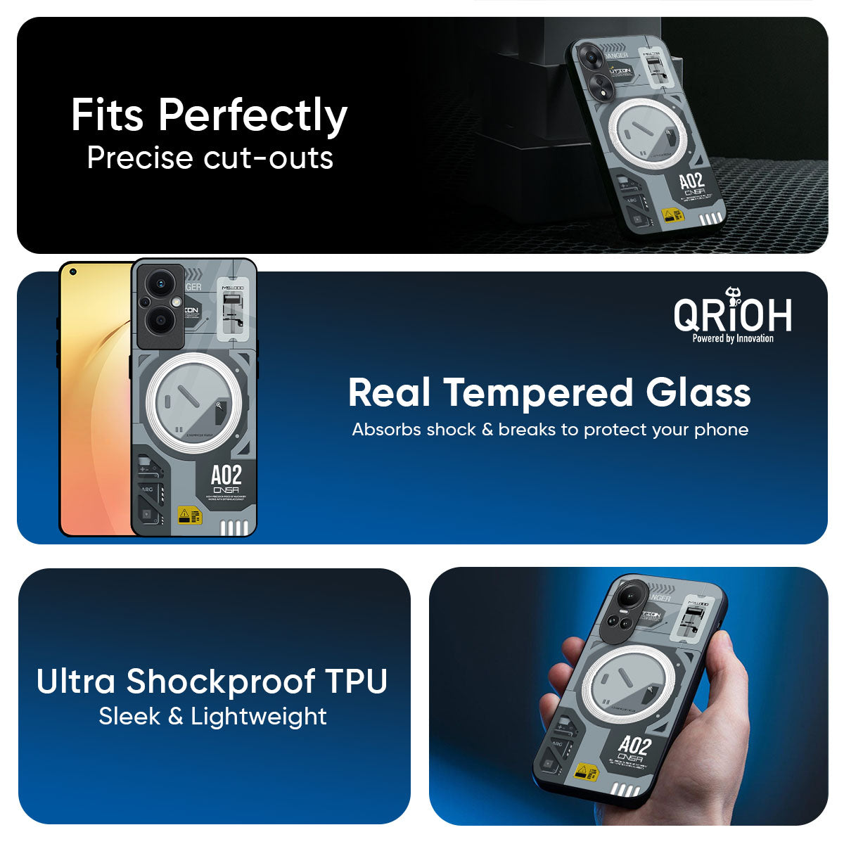 Modern Technology Glass Case for Oppo K13 Turbo Pro 5G