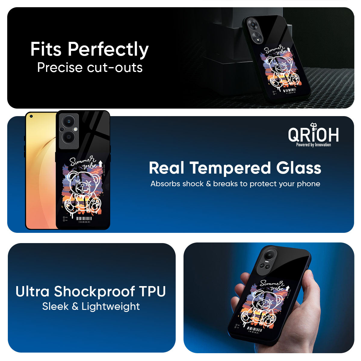 Summer Vibe Glass Case for Oppo K13 Turbo Pro 5G