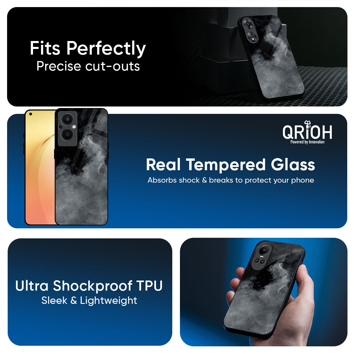 Fossil Gradient Glass Case For Oppo K13 Turbo Pro 5G