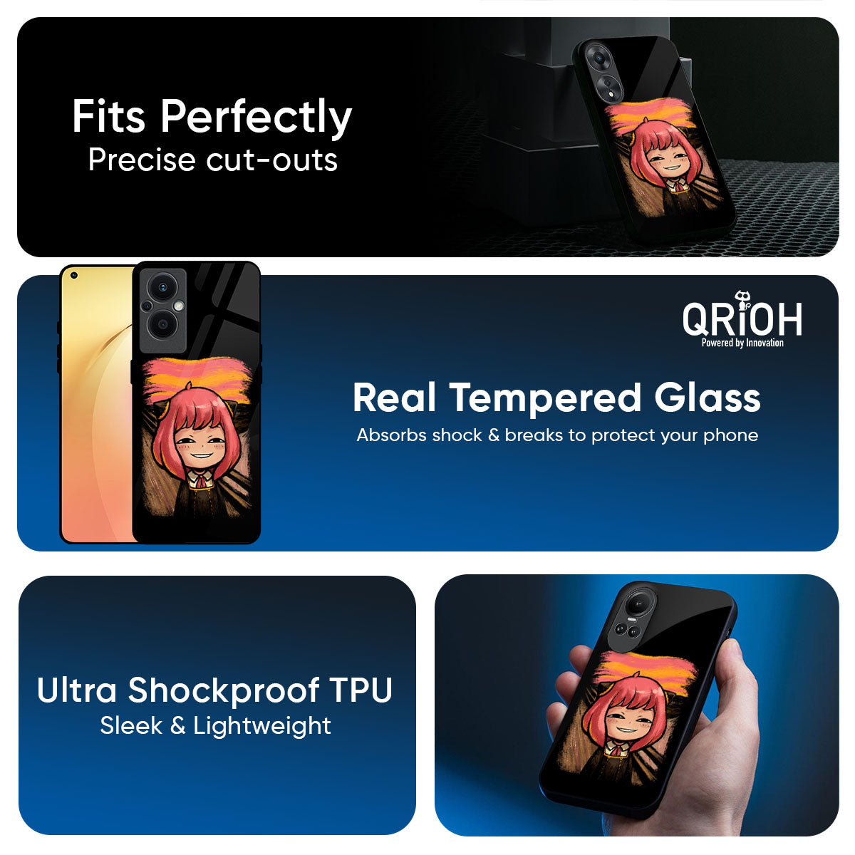 Spy X Family Glass Case for Oppo K13 Turbo Pro 5G