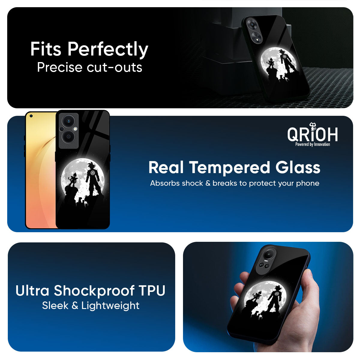 True Saiyans Glass Case for Oppo K13 Turbo Pro 5G