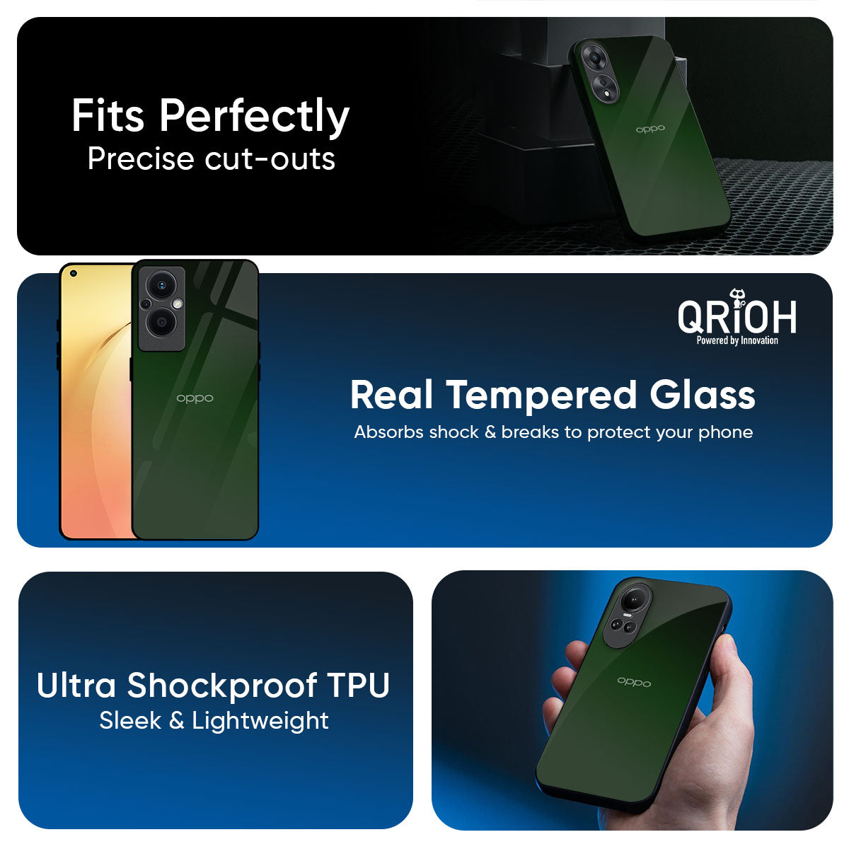 Deep Forest Glass Case for Oppo K13 Turbo Pro 5G