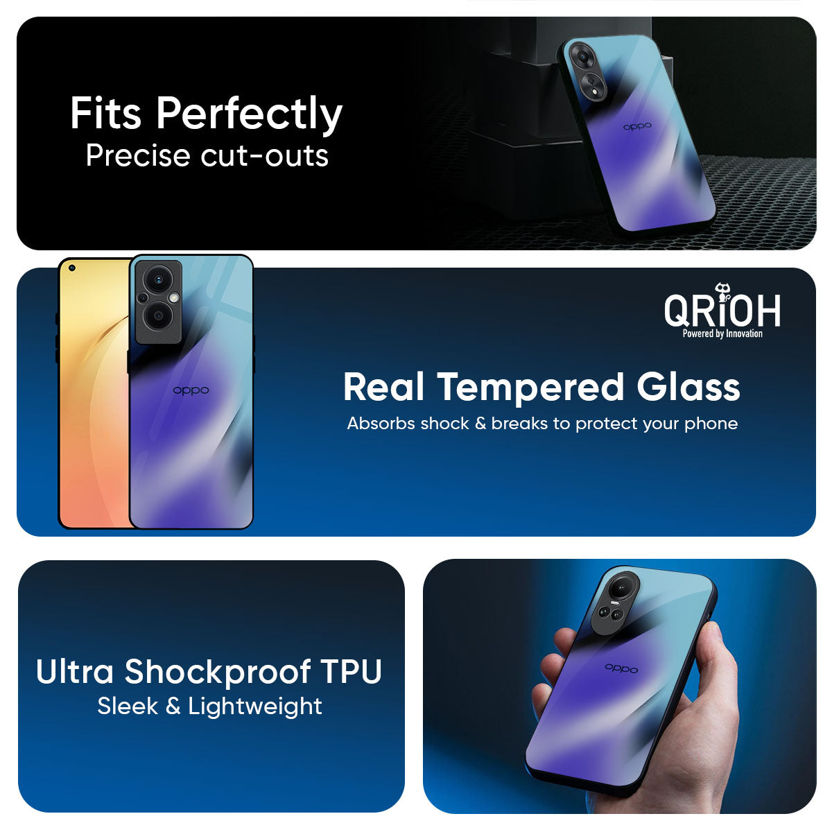 Mystical Gradient Glass Case for Oppo K13 Turbo Pro 5G
