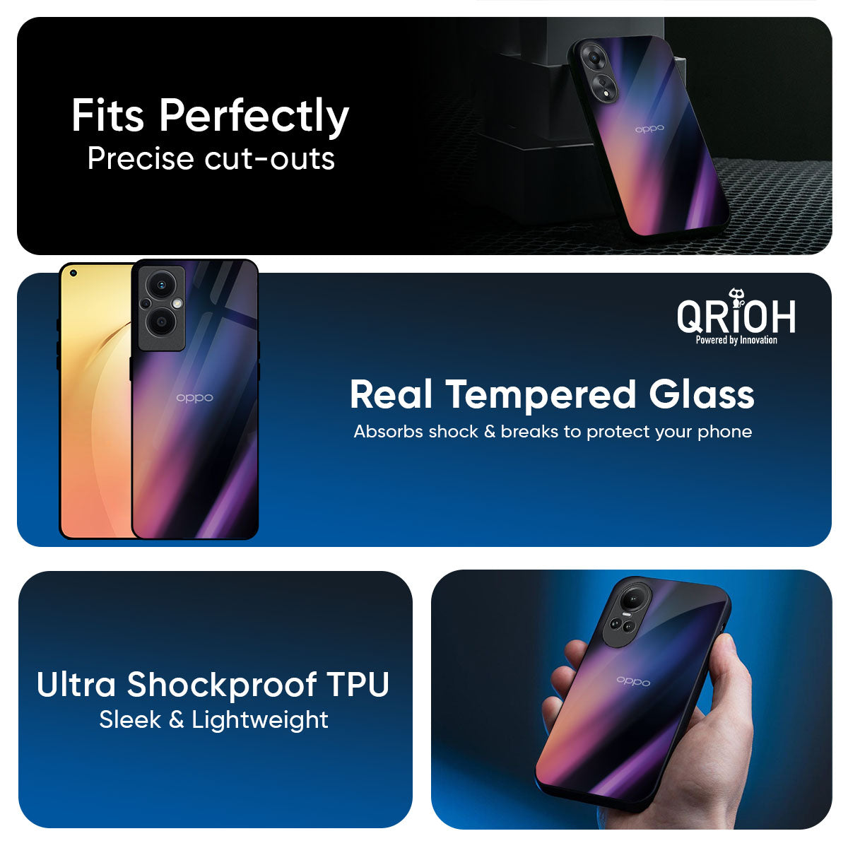 Color Fluid Glass Case for Oppo K13 Turbo Pro 5G