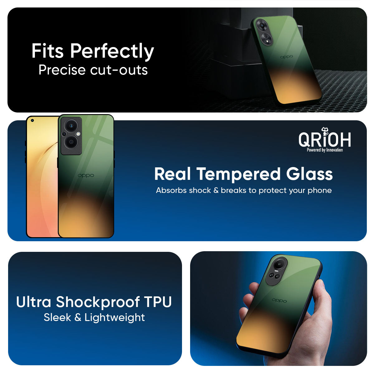 Blurry Forest Glass Case for Oppo K13 Turbo Pro 5G