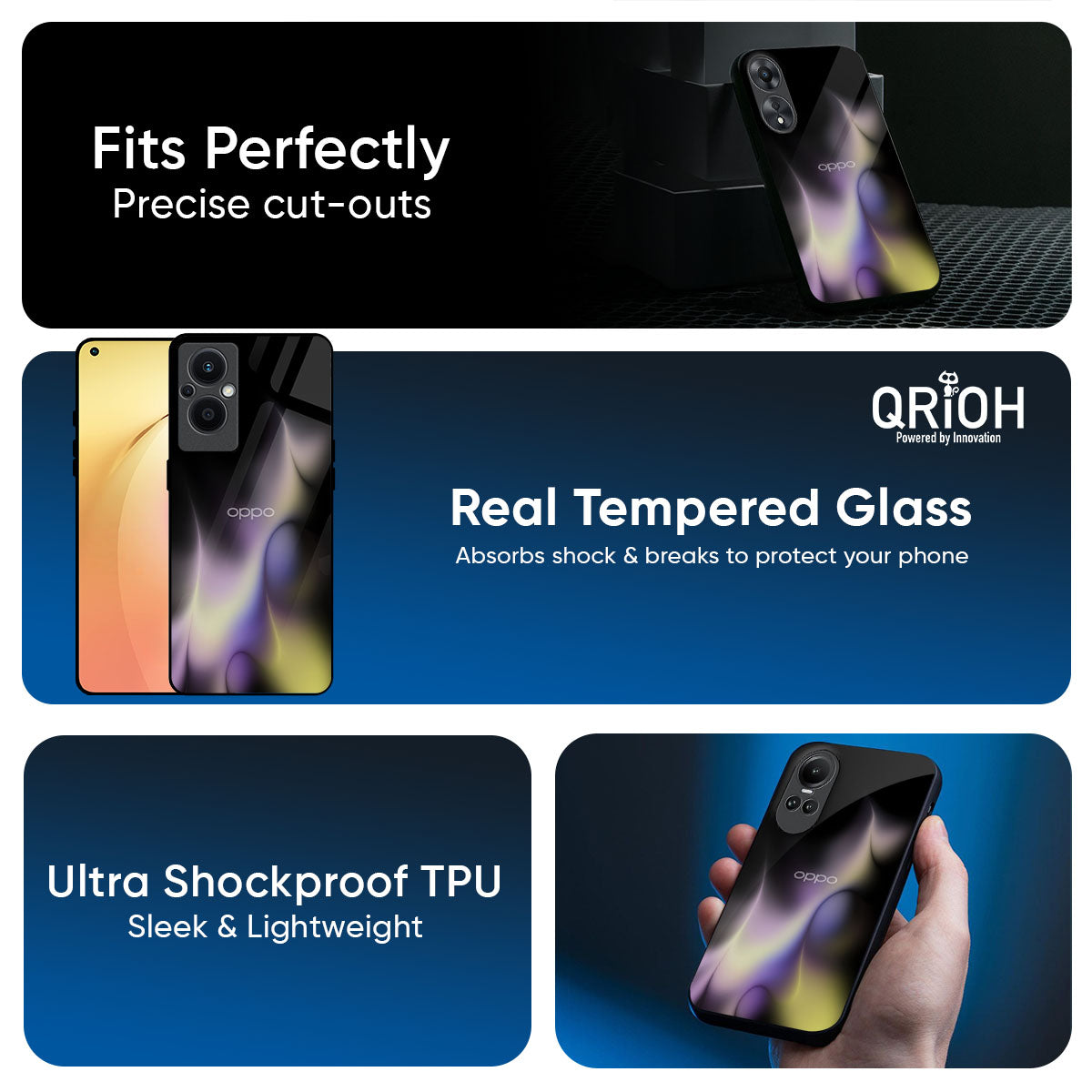 Flames Flow Glass Case for Oppo K13 Turbo Pro 5G