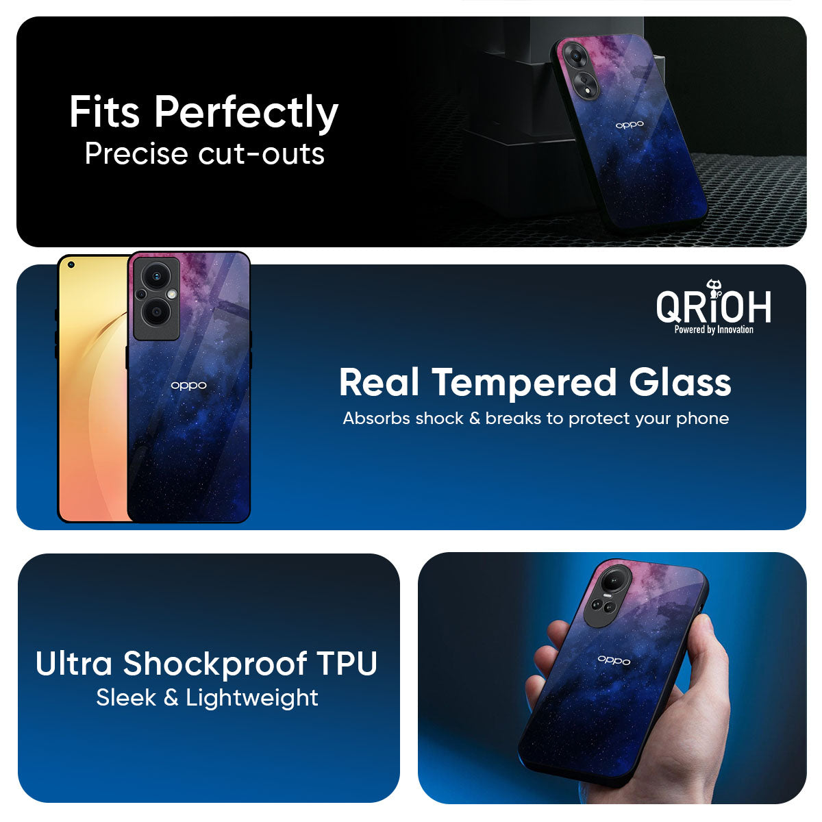 Dreamzone Glass Case For Oppo Reno14 5G