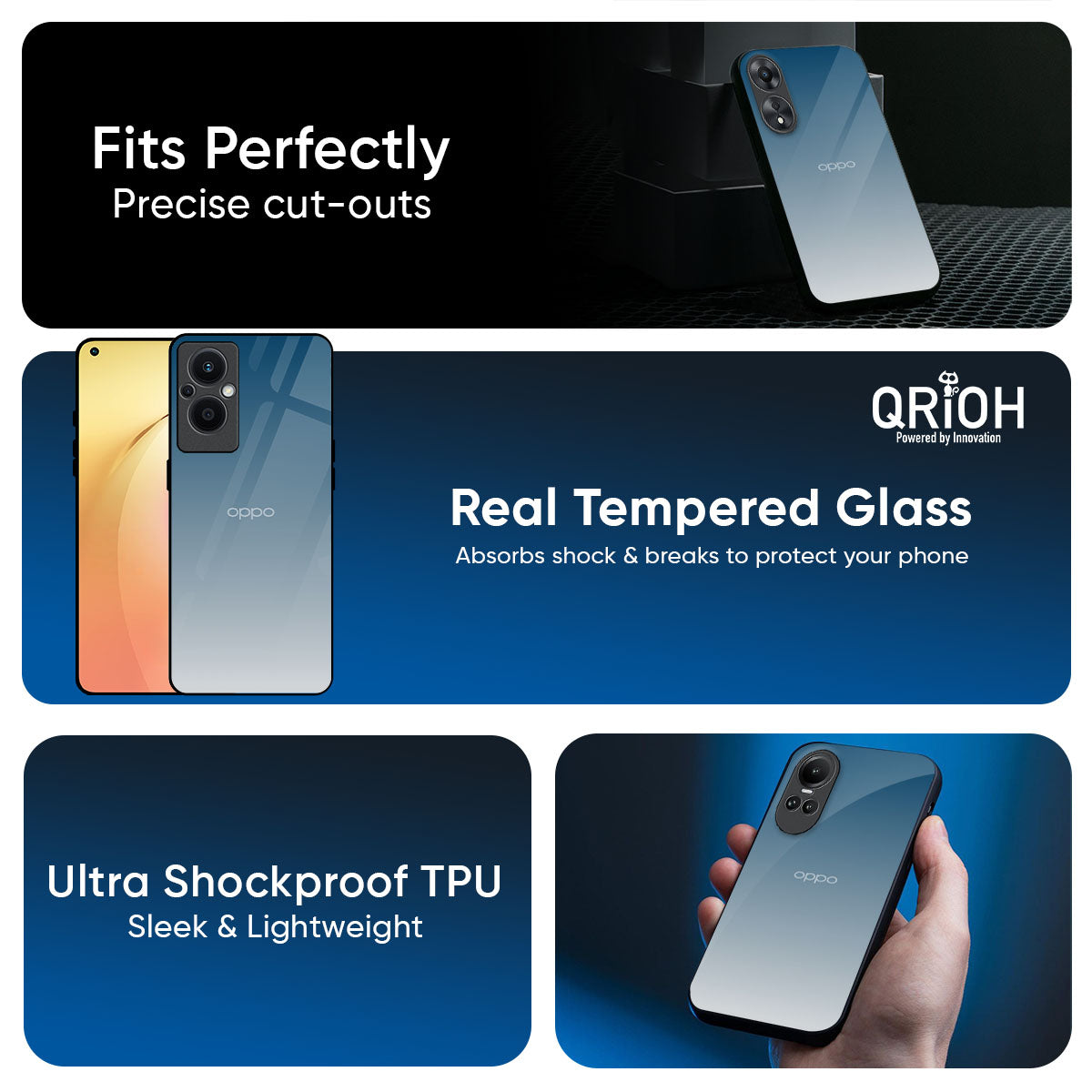 Deep Sea Space Glass Case for Oppo K13 Turbo Pro 5G