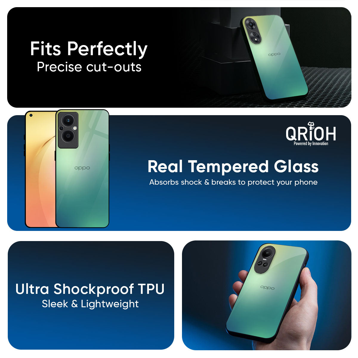 Dusty Green Glass Case for Oppo K13 Turbo Pro 5G