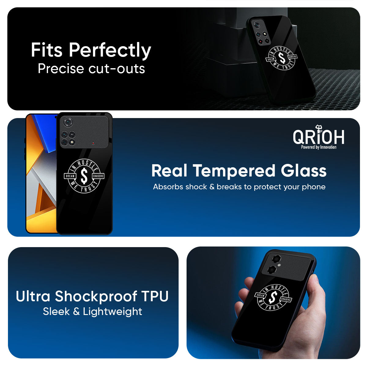 Dream Chasers Glass Case for Poco F7 5G