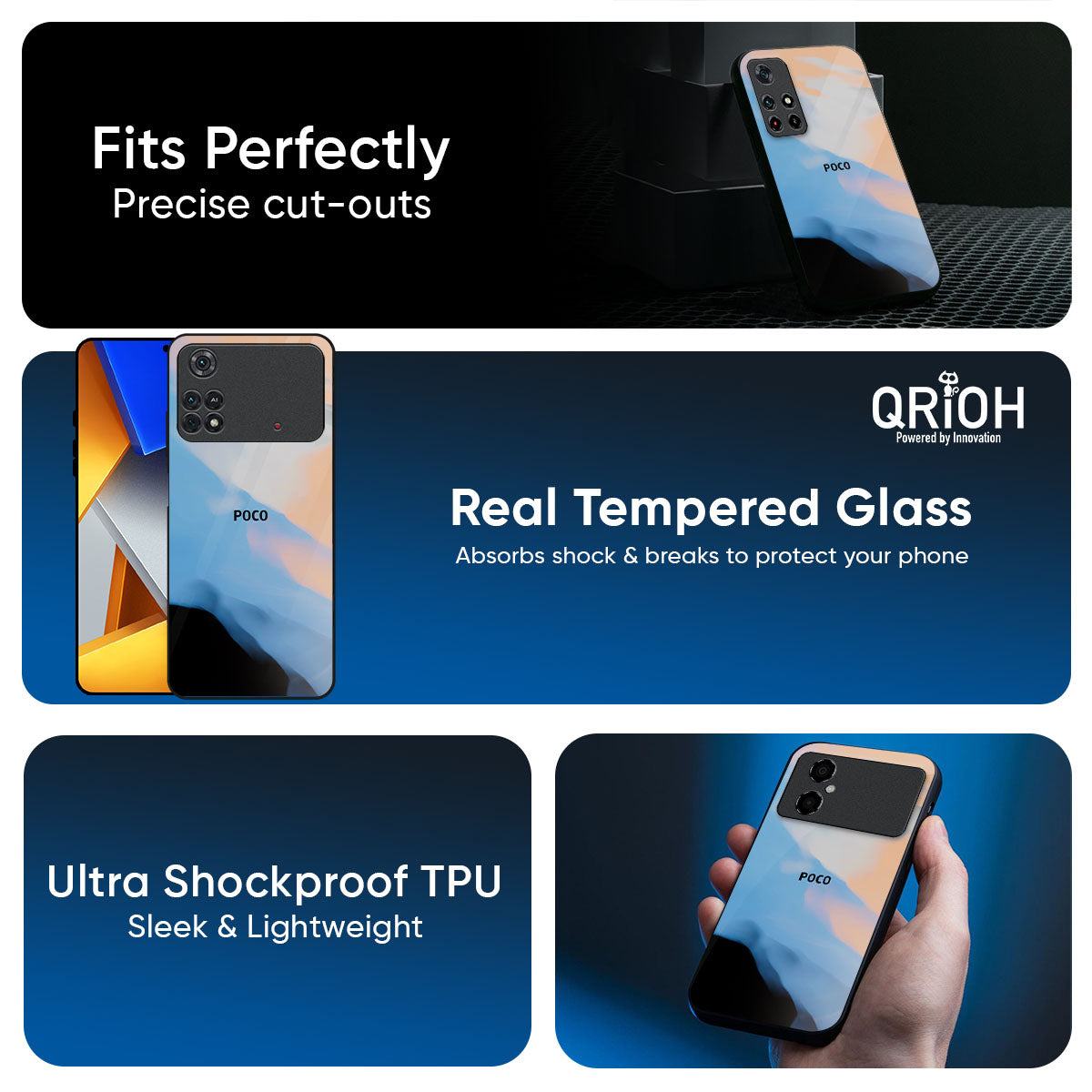 Winter Mountain Glass Case for Poco X8 Pro 5G