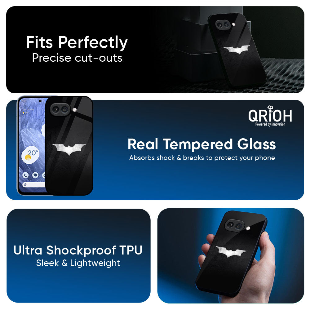 Super Hero Logo Glass Case for Google Pixel 10A 5G