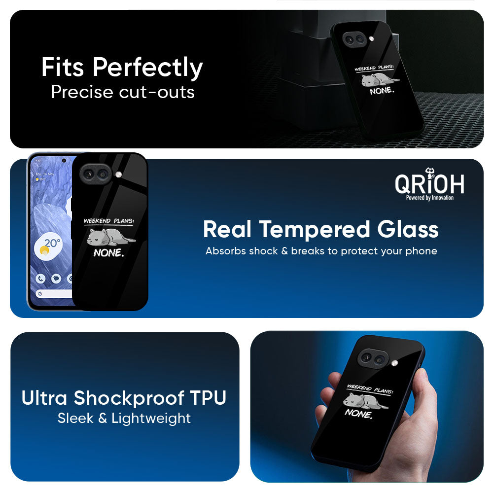Weekend Plans Glass Case for Google Pixel 10A 5G
