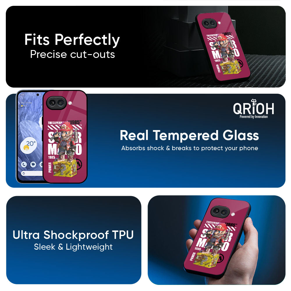 Gangster Hero Glass Case for Google Pixel 10A 5G
