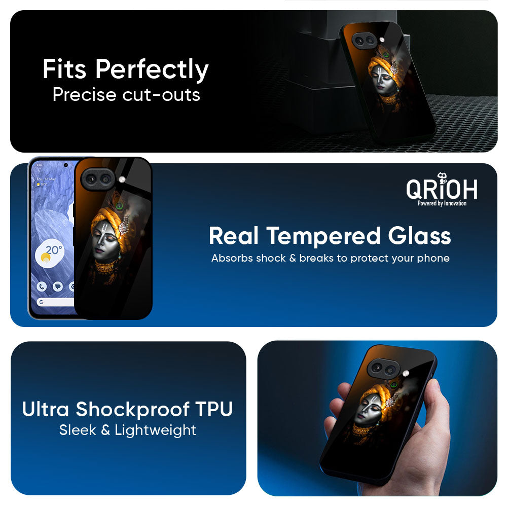 Ombre Krishna Glass Case for Google Pixel 10A 5G