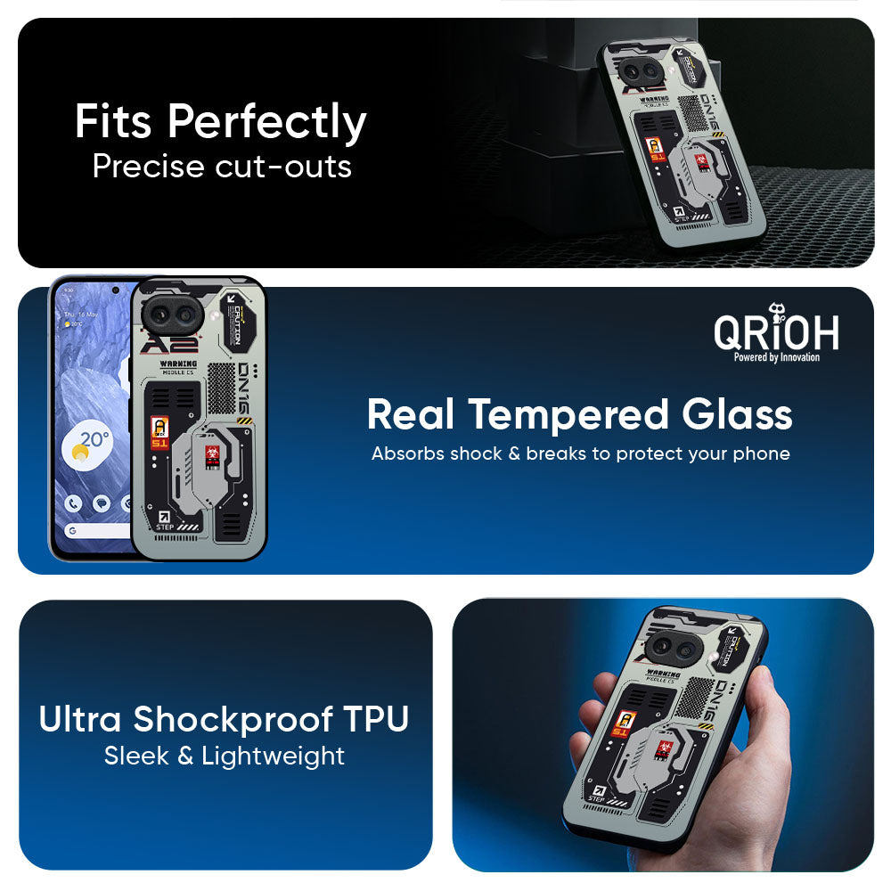 Techno Vibes Glass Case for Google Pixel 10A 5G