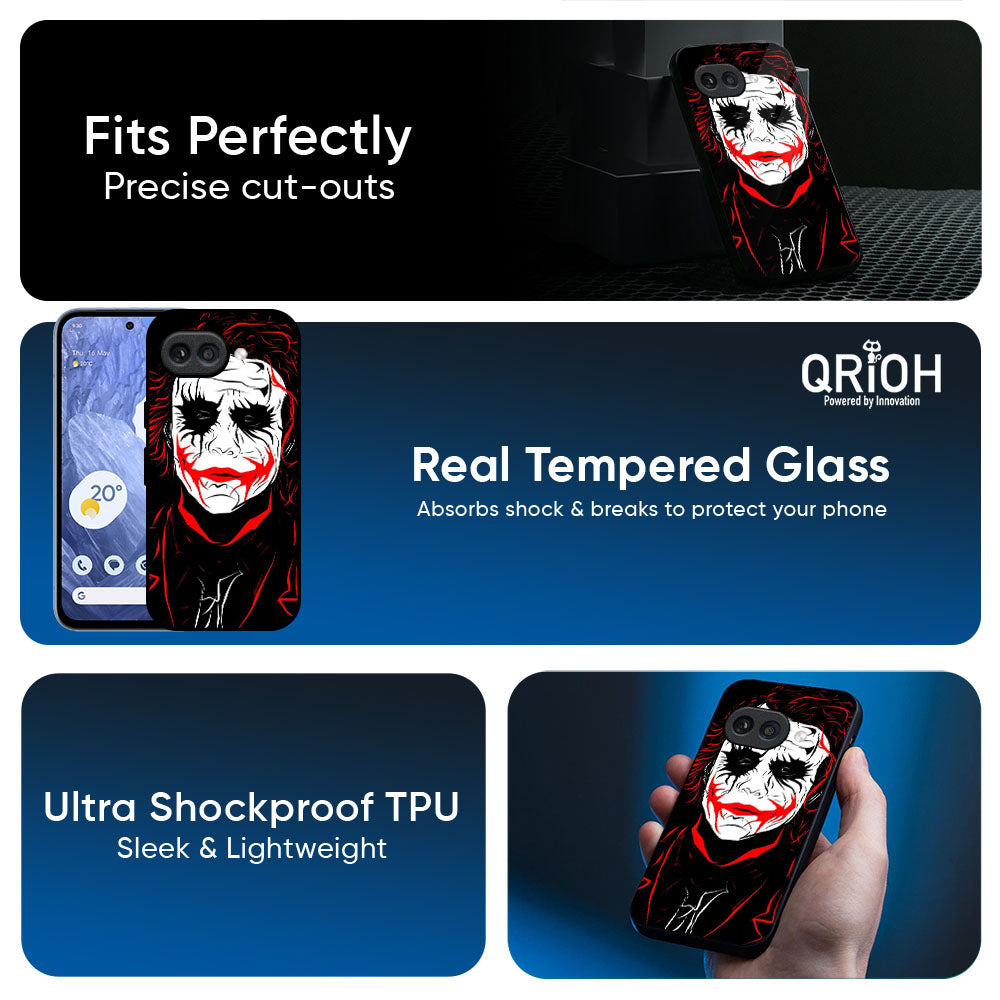 Life In Dark Glass Case For Google Pixel 10A 5G