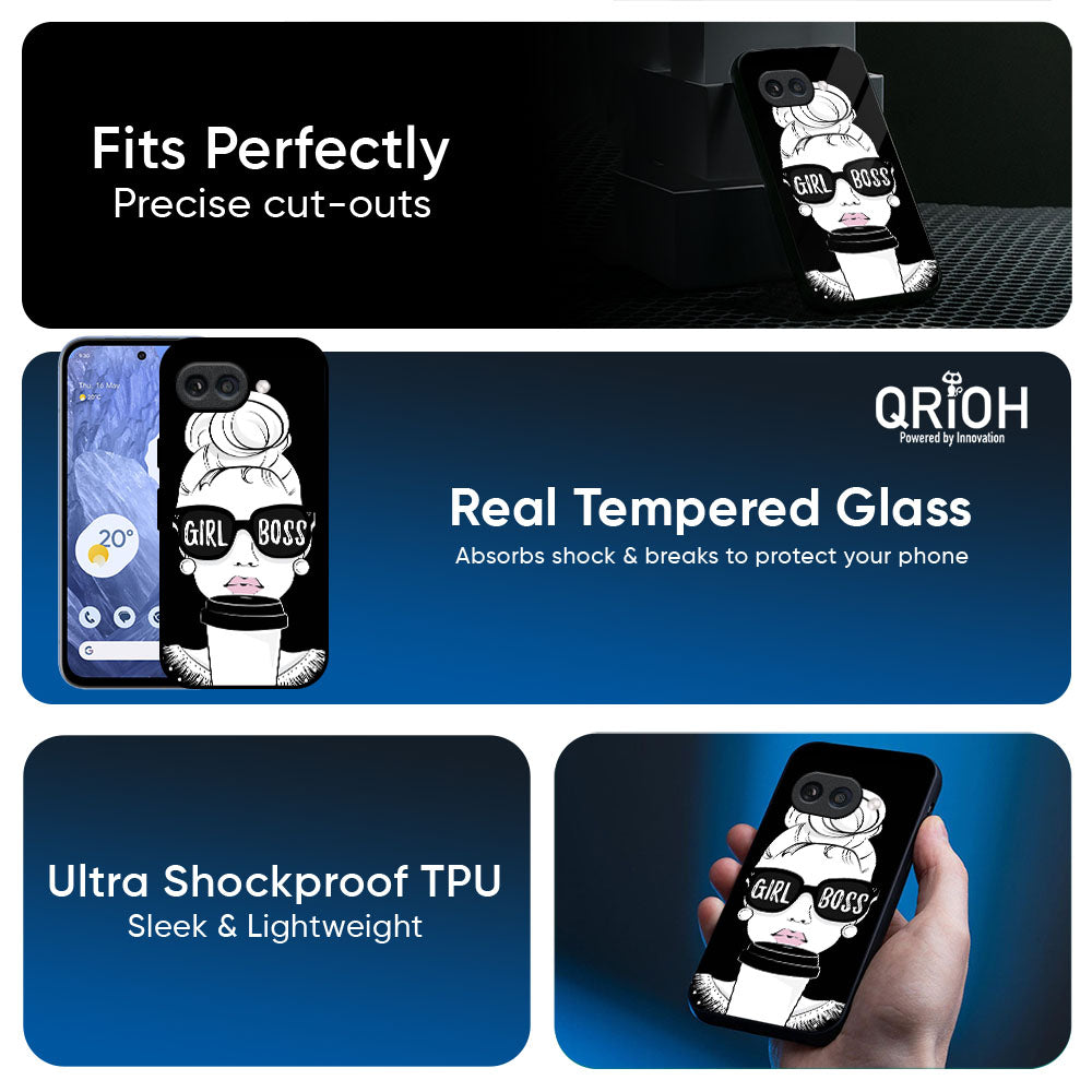 Girl Boss Glass Case For Google Pixel 10A 5G