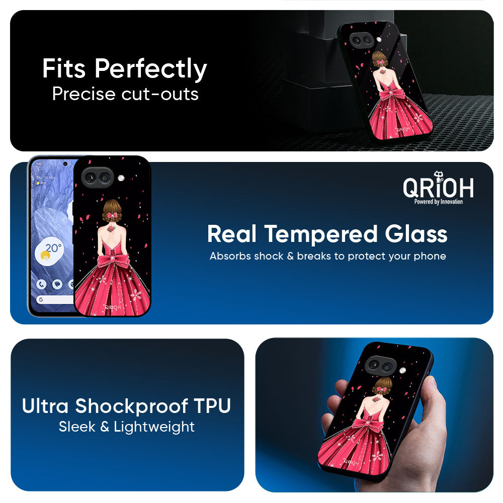 Fashion Princess Glass Case for Google Pixel 10A 5G