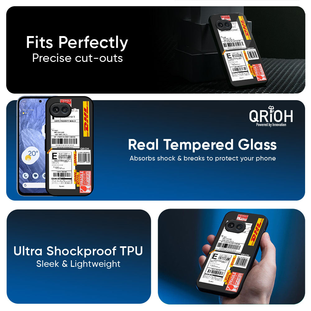 Cool Barcode Label Glass Case For Google Pixel 10A 5G