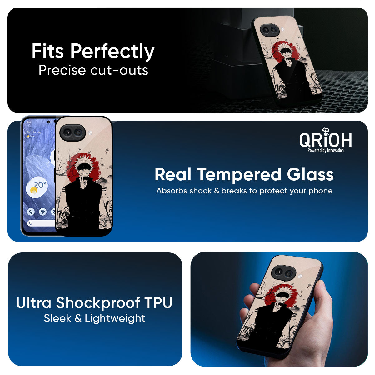 Manga Series Glass Case for Google Pixel 9A