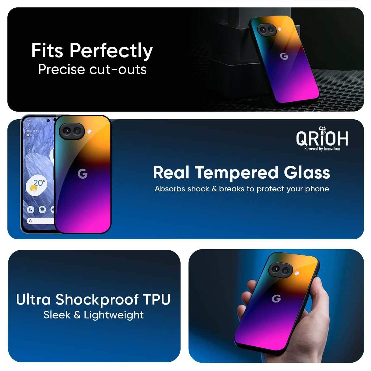Prism Color Glass Case for Google Pixel 10A 5G