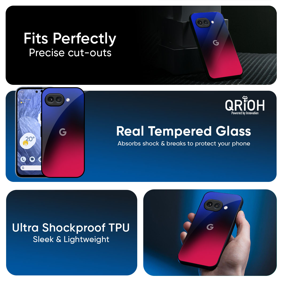 Mesmerizing Gradient Glass Case for Google Pixel 10A 5G