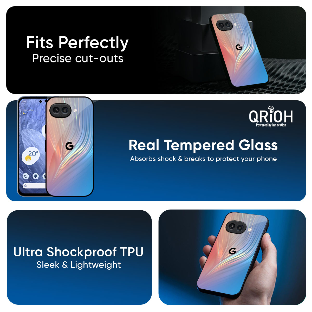 Mystic Aurora Glass Case for Google Pixel 10A 5G