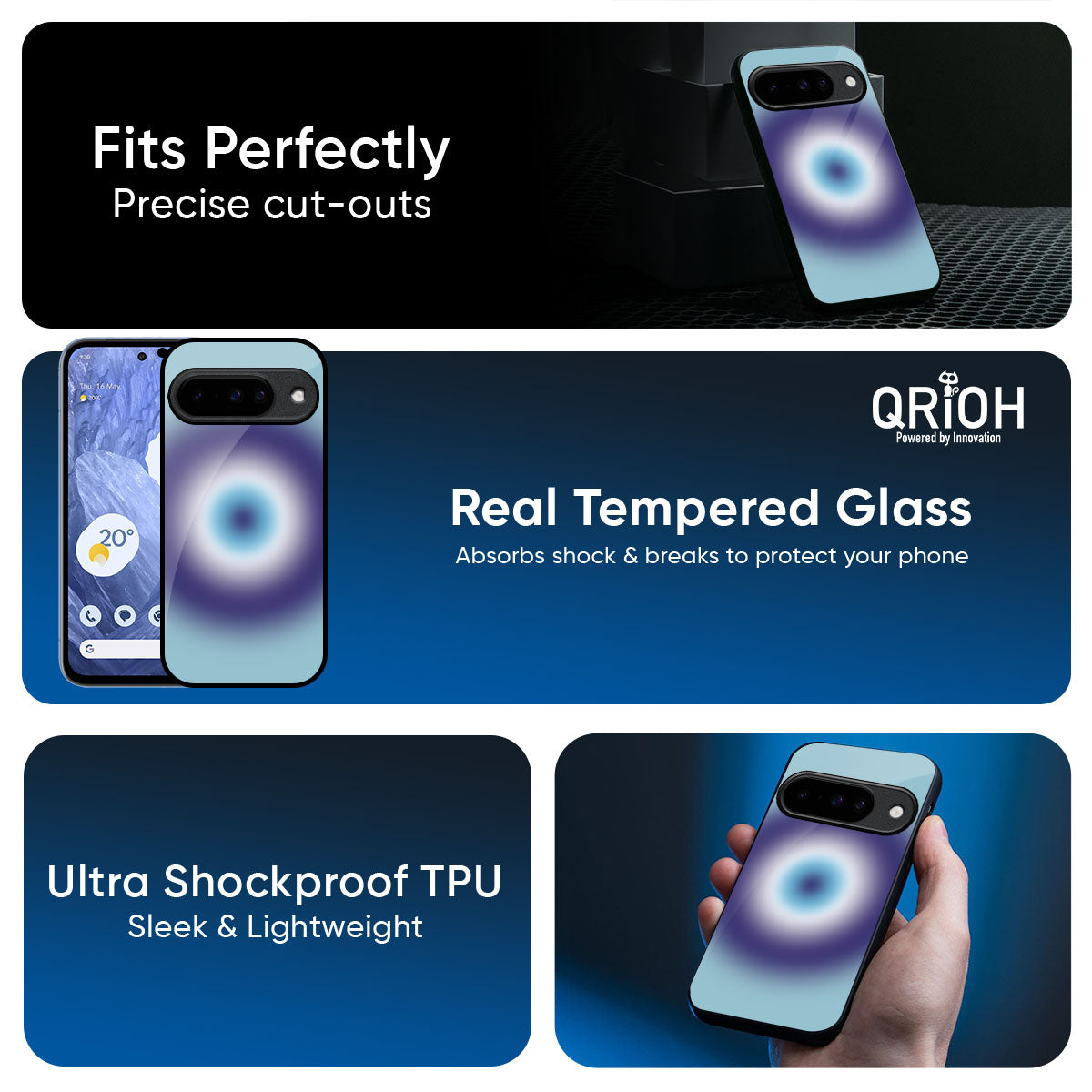 EvilEye Art Glass Case for Google Pixel 10 Pro 5G