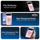 Diamond Pink Gradient Glass Case For Google Pixel 10 5G