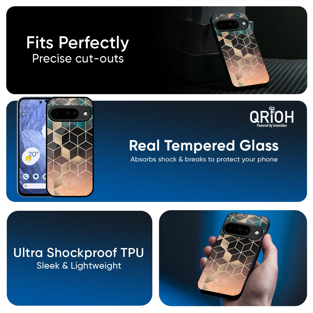 Bronze Texture Glass Case for Google Pixel 10 Pro 5G